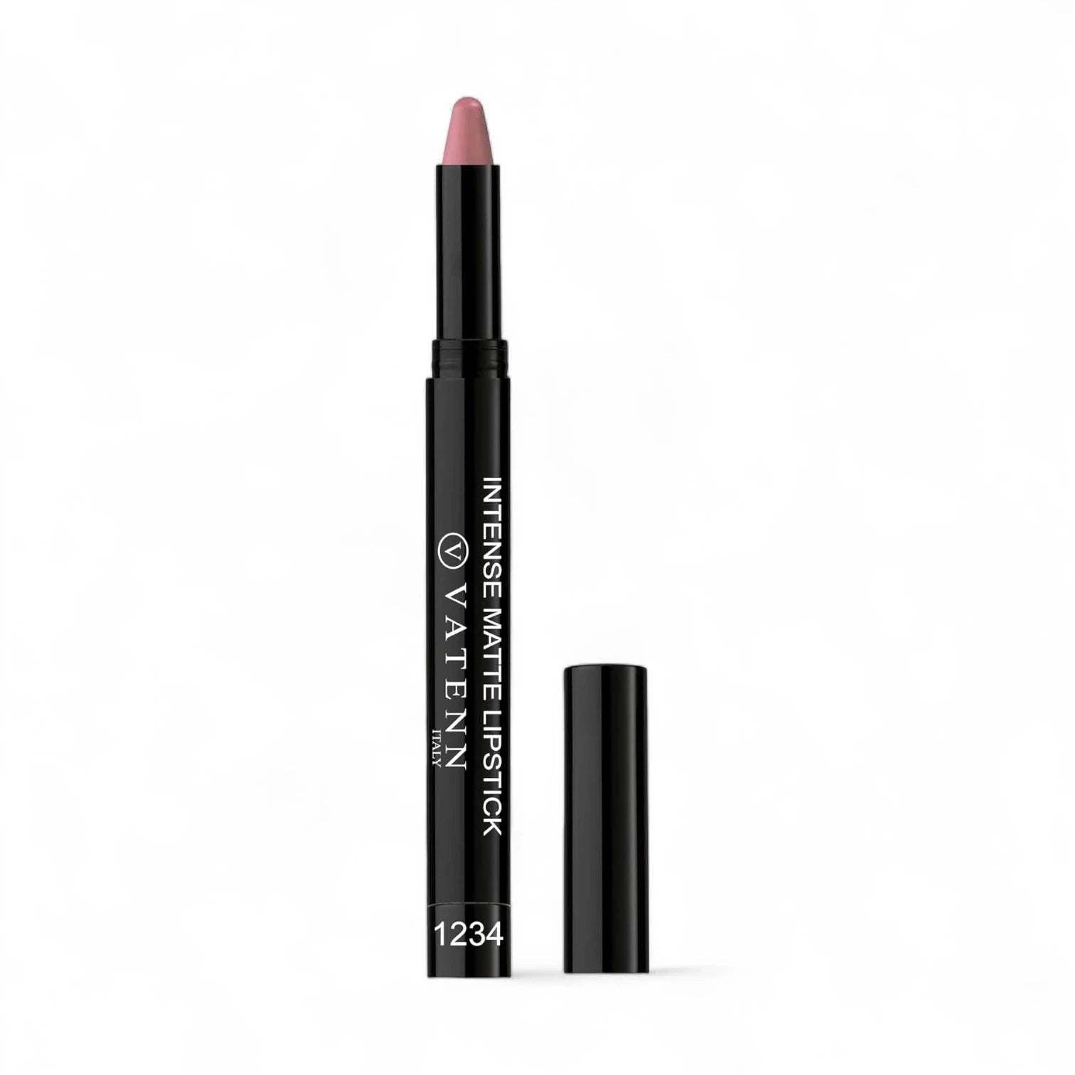 Vatenn Italy Intense Matte Lipstick – Shade 1234 Narcissus | Creamy, Long-Lasting Non-Drying Formula with Vitamin E | Smooth, Luxurious Matte Finish - Damoo
