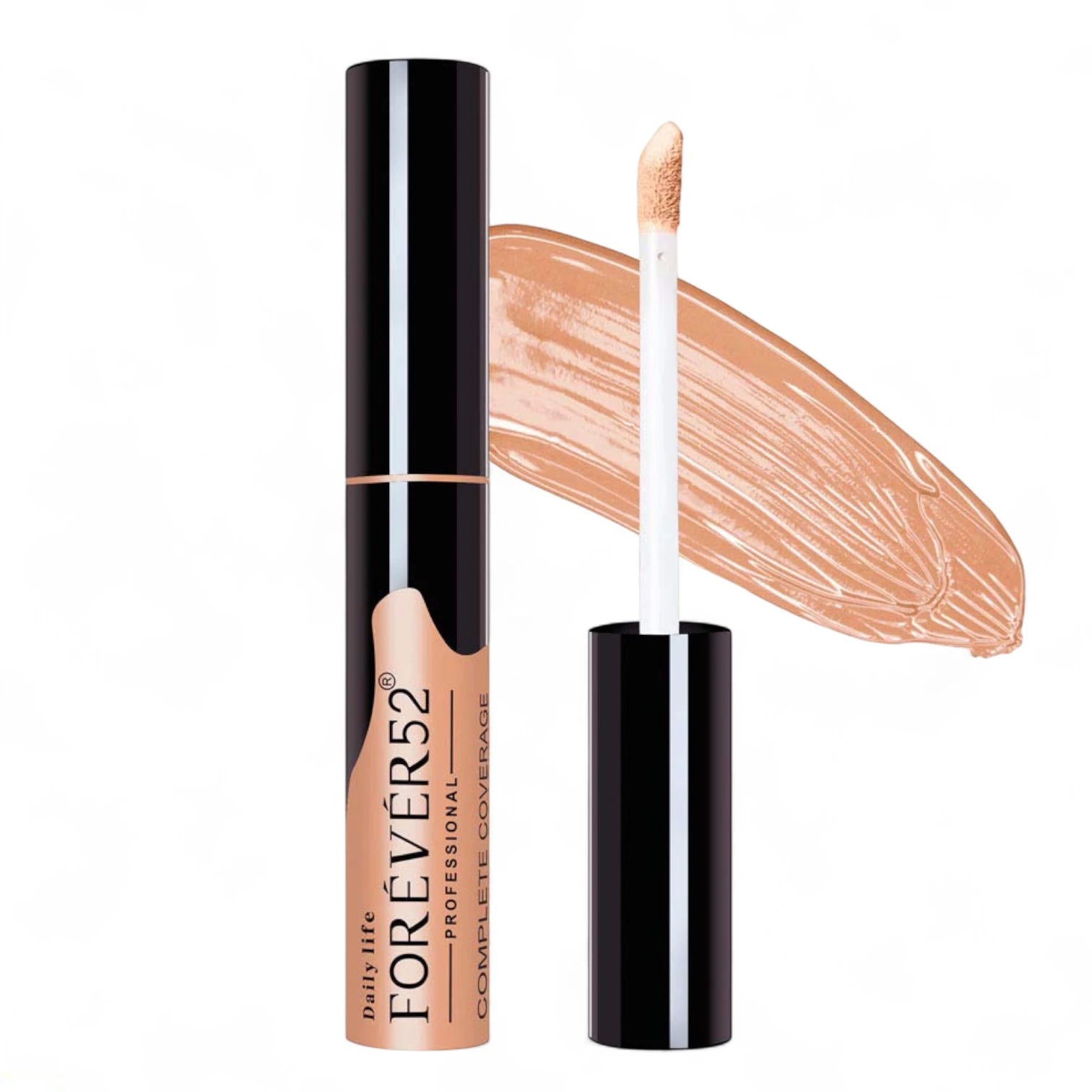 Forever52 Complete Coverage Concealer – Mocha Shade COV006, Full Coverage Luminous-Matte Finish, Lightweight Creamy Formula for Dark Circles & Blemishes - Damoo