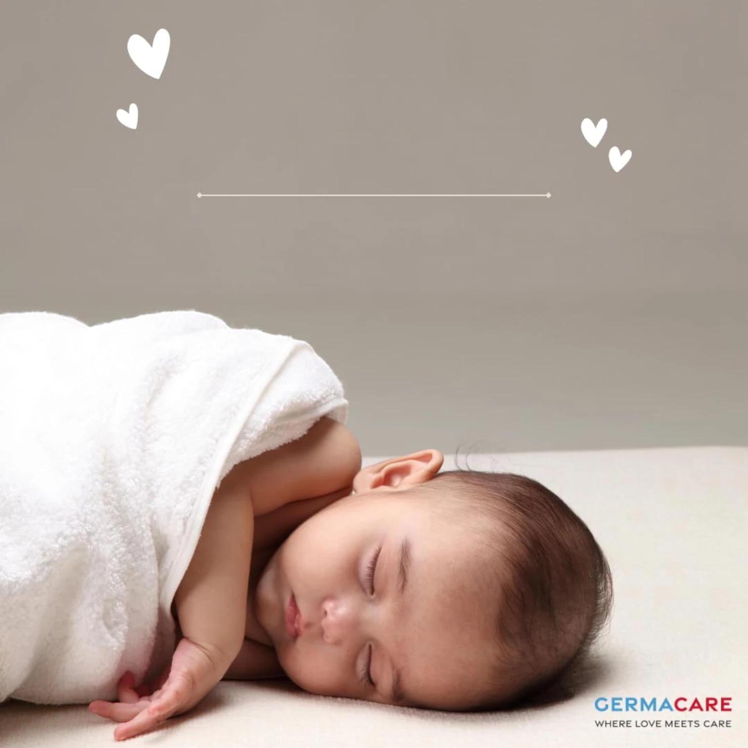 Germacare Baby Diaper Protection Cream – 2 x 75ml | With Organic Edelweiss Extract | Paraben-Free, Hypoallergenic & pH 5.5 | Natural Rash Relief & Skin Barrier - Damoo