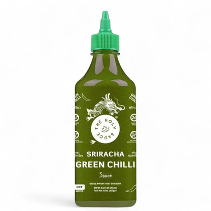 The Holy Sauce Sriracha Green Chilli Sauce – 300g | Bold, Spicy & Tangy | Perfect for Noodles, Rice, and Dips | Freshly Made with Natural Ingredients - Damoo