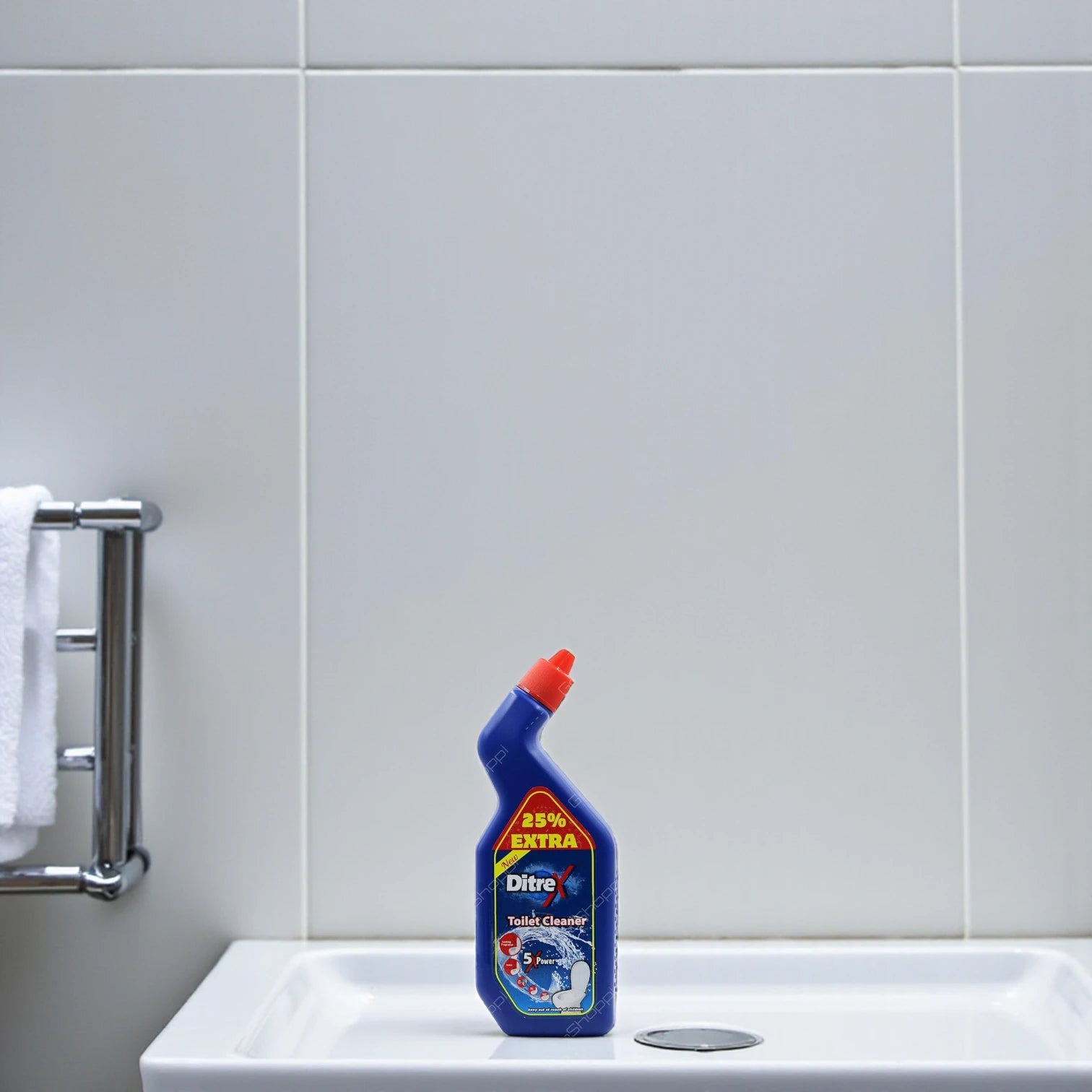 Ditrex Toilet Cleaner Blue – 750ml x 2 Pieces | Organic & Unscented Toilet Bowl Cleaner | Removes Stains & Kills Germs