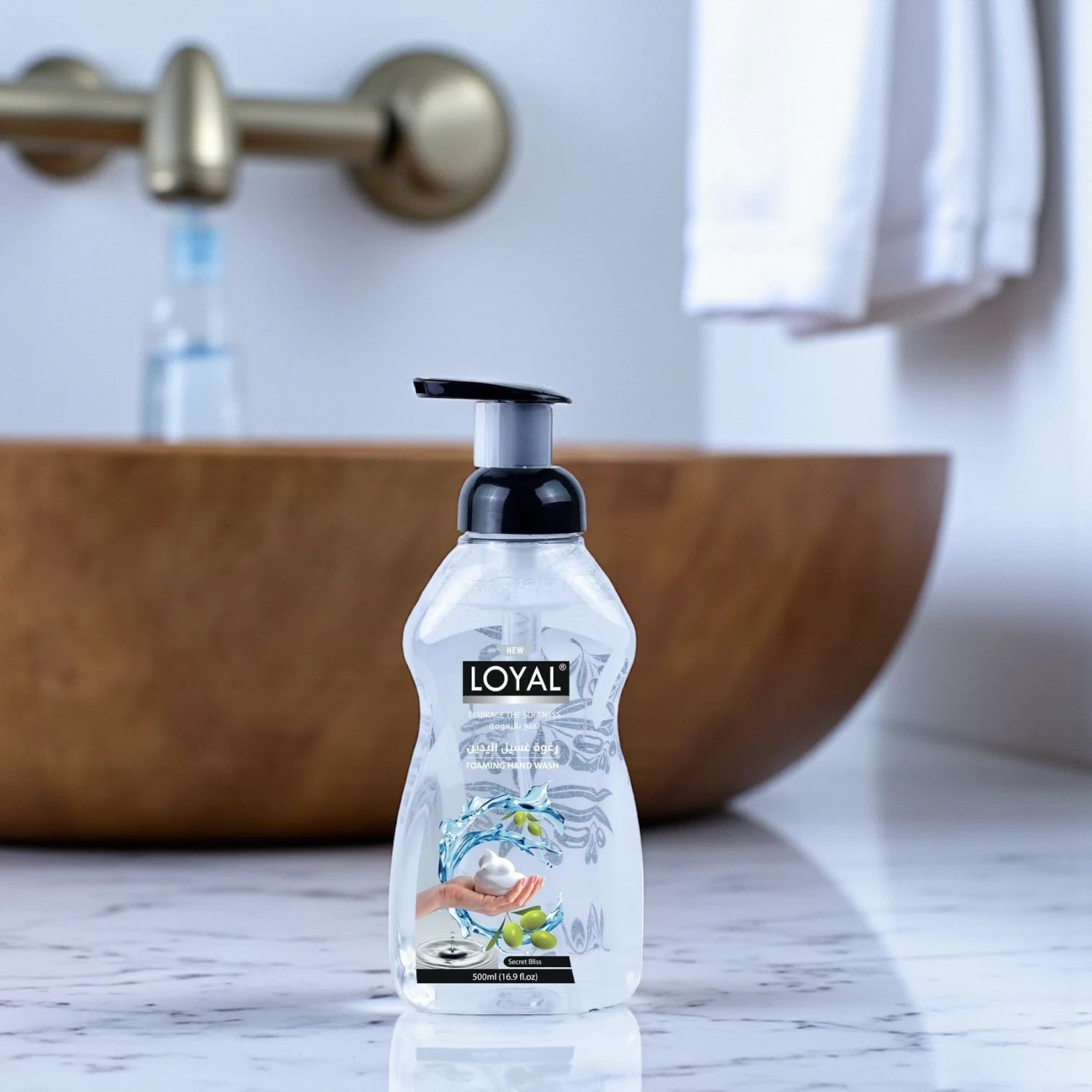 Loyal Foaming Hand Wash – Secret Bliss Scent – 500ml – Moisturizing Floral Foam Cleanser for Smooth & Gently Perfumed Hands - Damoo