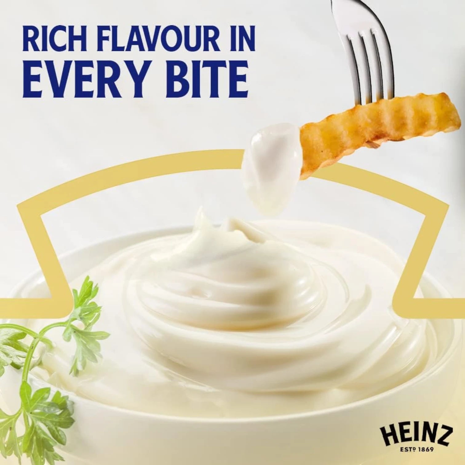 Heinz Creamy Classic Mayonnaise – 940g | Made with Free Range Eggs & 100% Pure Vegetable Oil - Damoo