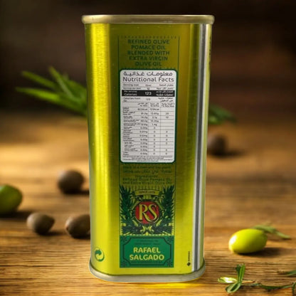 Rafael Salgado Olive Pomace Oil Blended with Extra Virgin Olive Oil – Premium Spanish Cooking Oil, 175ml - Damoo