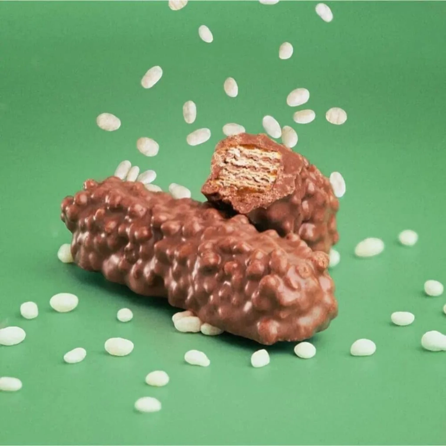Gandour Safari Caramel Crunch – Wafer, Caramel & Crispy Cereal Covered with Milk Chocolate | 22g x 24 Bars - Damoo