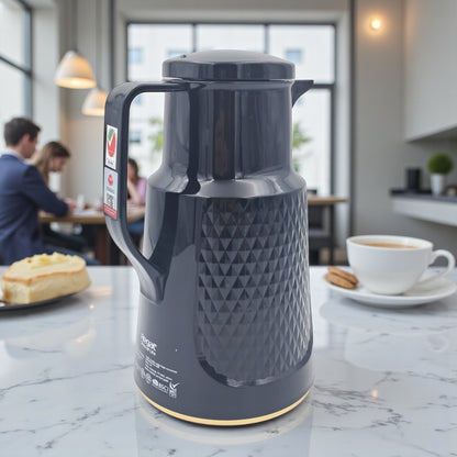 Regal 1.0L Thermos Jug – Premium Vacuum Insulated Flask | 24H Cold & 12H Hot Retention | BPA-Free Glass Refill | Ideal for Home, Office, Travel - Damoo