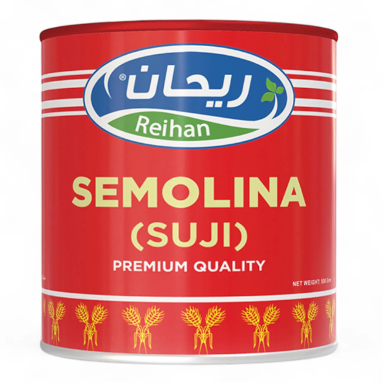 Reihan Semolina (Suji) – 500g Premium Quality | Ideal for Halwa, Upma, Pasta, & Baking | Fine Wheat Flour in Secure Tin Pack - Damoo