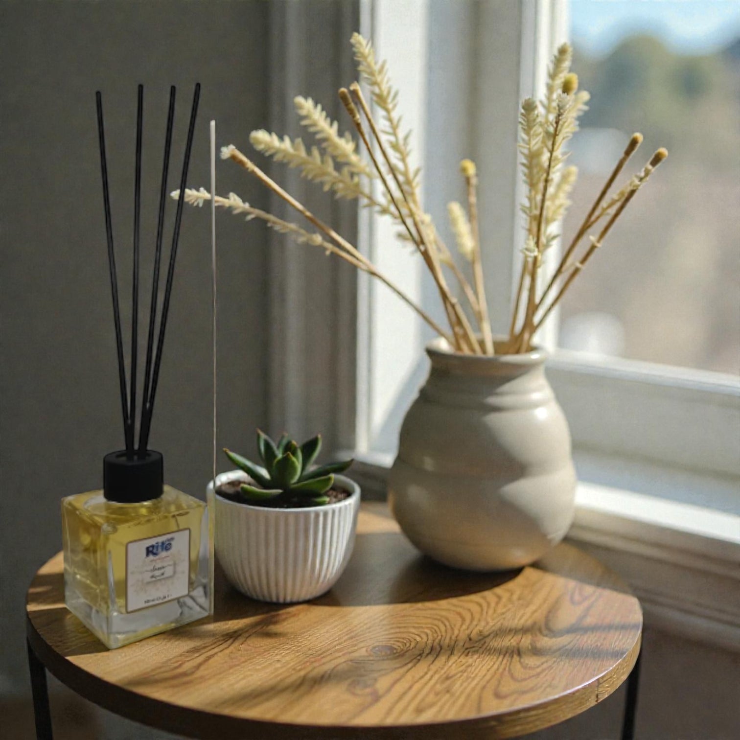 Rite Classic Reed Diffuser – Hotel-Inspired Long-Lasting Home Fragrance in Elegant Glass Bottle – 50ml Room Freshener - Damoo