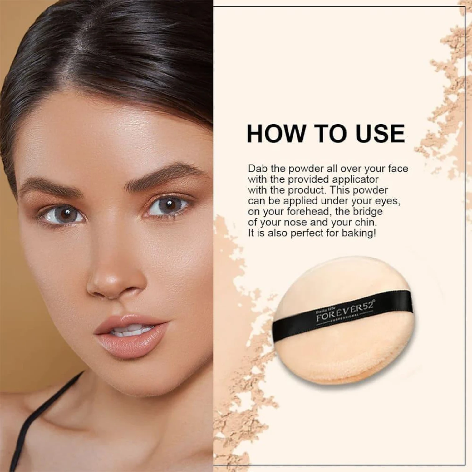 Forever52 Exclusive Banana Powder – FBE001, 42g | Lightweight Finely Milled Setting Powder, Brightens & Corrects Redness, Oil-Control Matte Finish, Long-Lasting Makeup Hold - Damoo