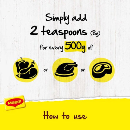 Nestlé Maggi Magic Sarap Seasoning – 8g x 12 Packs | Umami Flavor Booster | Perfect for Soups, Stews & More - Damoo