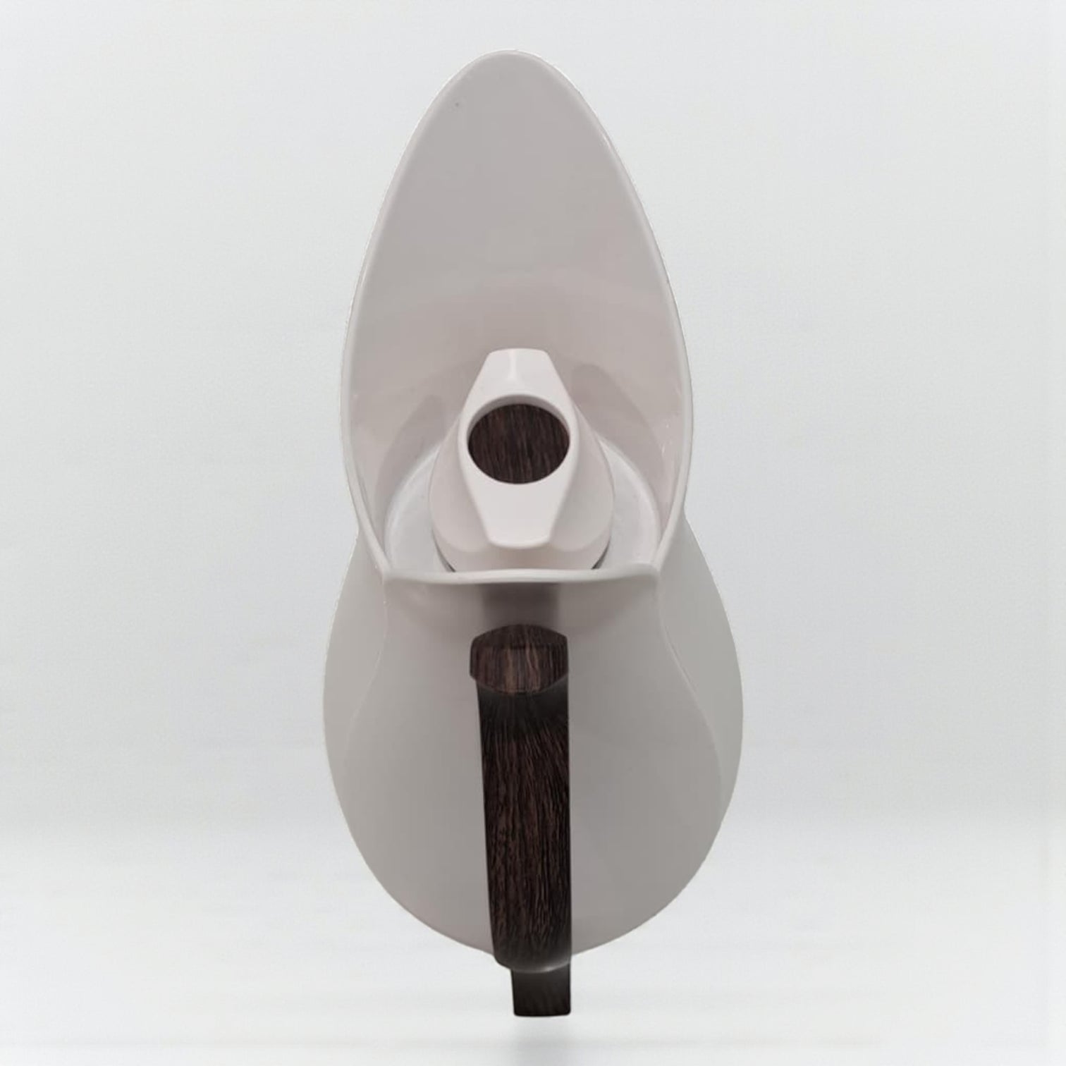 MAHRA 1L Premium Insulated Thermos with Wood-Style Handle | Double Wall Flask for Hot & Cold Beverages | Modern Design for Home, Office & Travel - Damoo