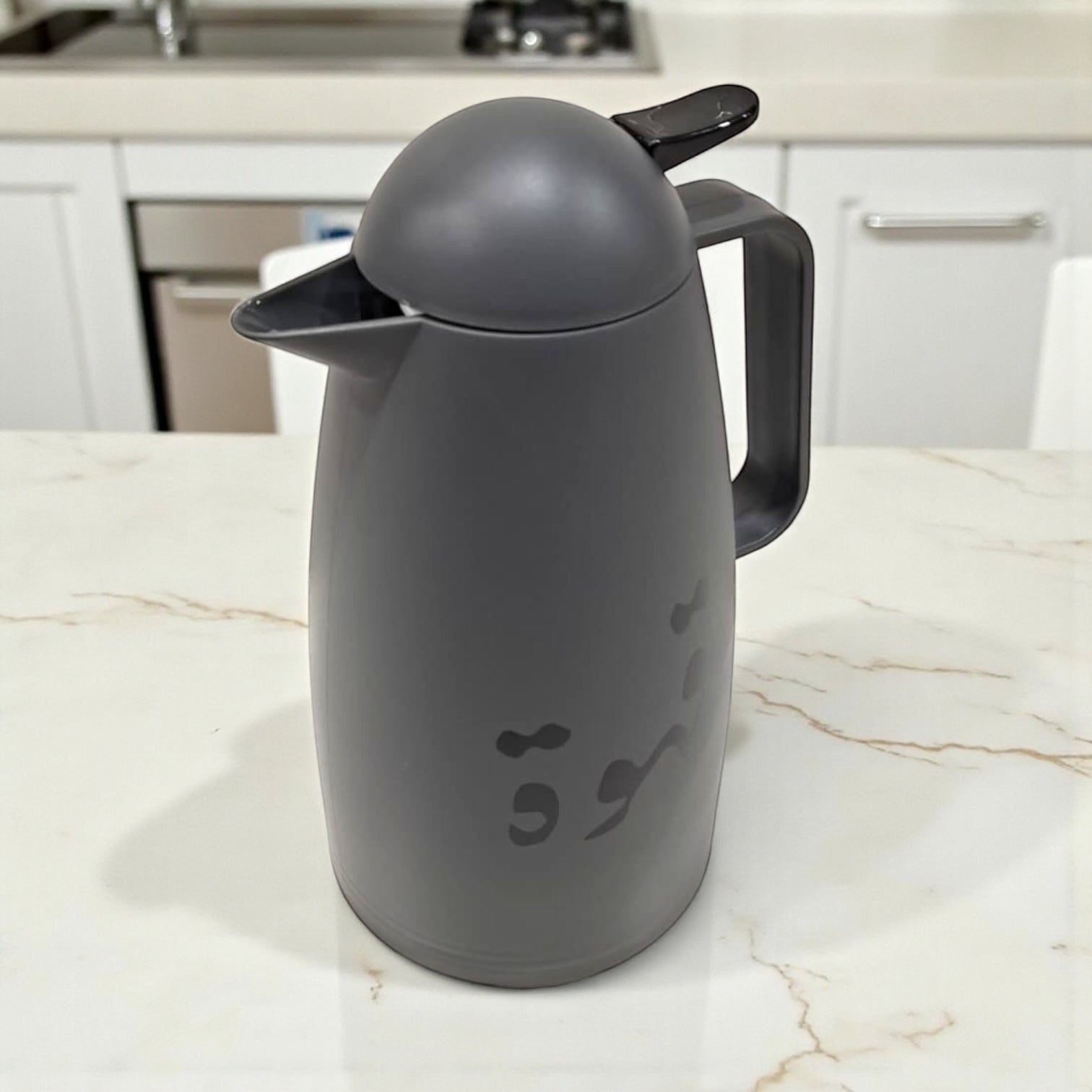 Crystal House Thermos Flask  – Elegant Cream Color | Double Wall Insulated Coffee Flask for Hot & Cold Beverages - Damoo