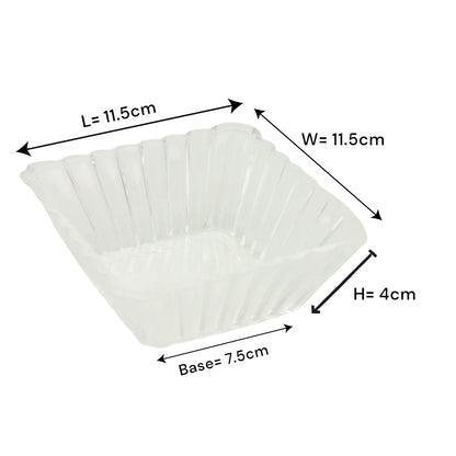 6-Section Clear Snack Serving Tray with Lid – Multipurpose Organizer for Dried Fruits, Nuts, Candy, Jewelry & More - Damoo