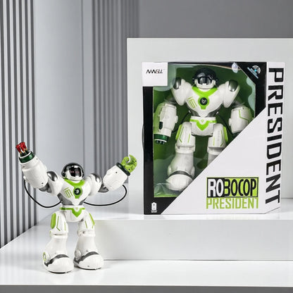 Robocop President Remote Control Robot Toy – Walking & Action Robot with Lights & Sounds | Smart Interactive RC Robot for Kids