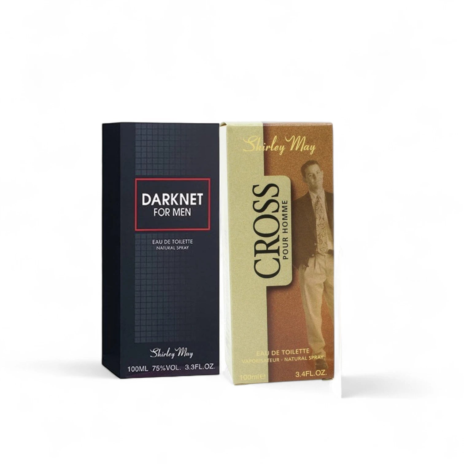 Shirley May Darknet Eau de Toilette for Men 100ml – Woody & Spicy Fragrance with Cedar, Vetiver, Sandalwood, Ginger & Musk – Special Offer - Damoo