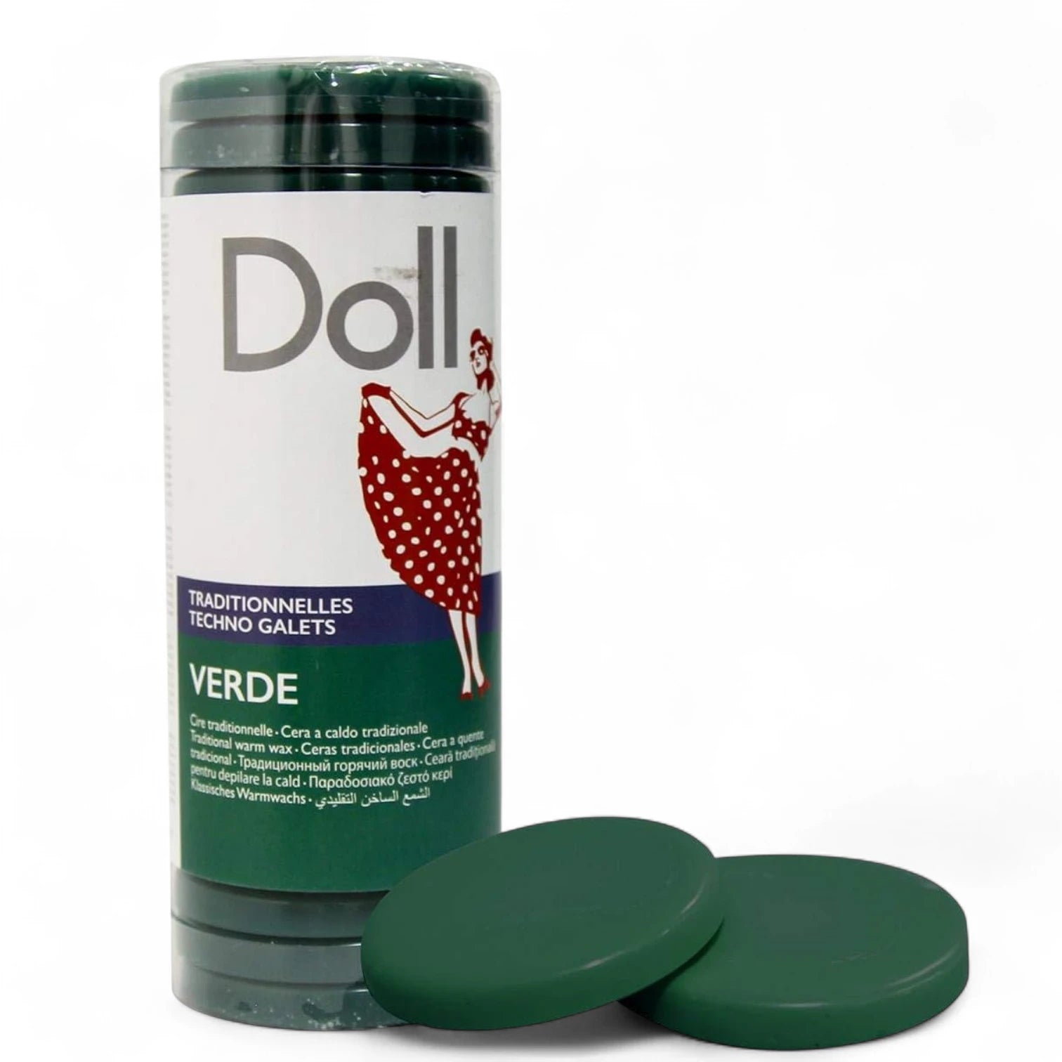 DOLL VERDE Hair Removal Wax Galets 400g – Professional Gel Wax for Short & Stubborn Hair | Salon-Grade Depilation - Damoo