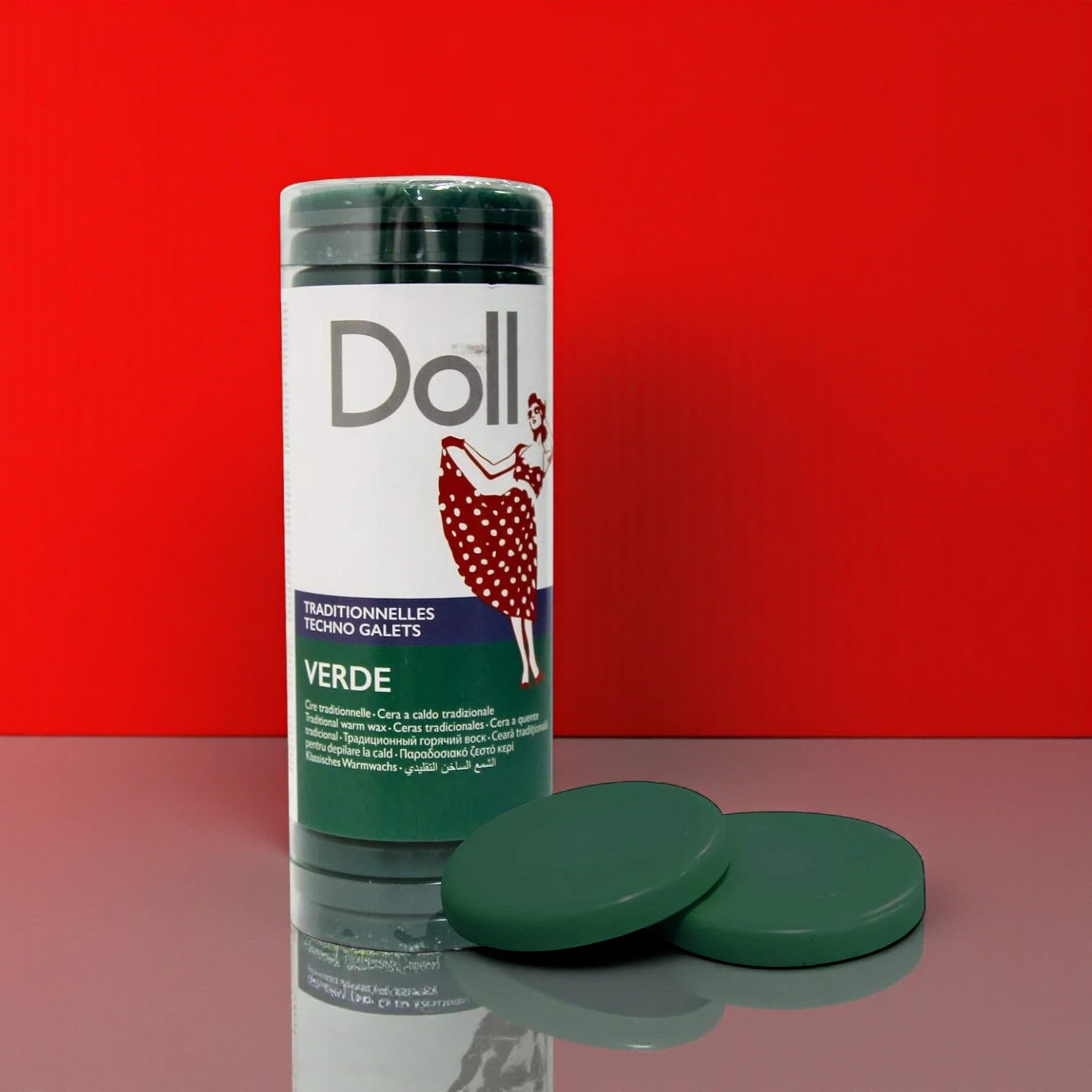 DOLL VERDE Hair Removal Wax Galets 400g – Professional Gel Wax for Short & Stubborn Hair | Salon-Grade Depilation - Damoo