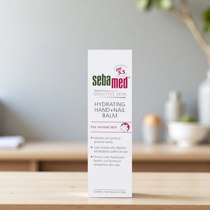 Sebamed Hand and Nail Balsam – 75ml | Moisturizing Hand & Cuticle Lotion | Antibacterial, Homeopathic Skincare for All Skin Types - Damoo