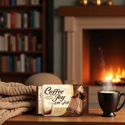 Kopiko Coffee Joy Biscuits – 18 x 39g Pack (702g Total) | Crispy Italian Coffee Flavored Snack | Indulgent Light Treat for Coffee Lovers - Damoo