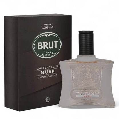 Brut Musk Eau de Toilette for Men – 100ml Spray | Long-Lasting Classic Fragrance with Natural Raw Musk Notes | Elegant & Masculine Scent for Daily Wear - Damoo