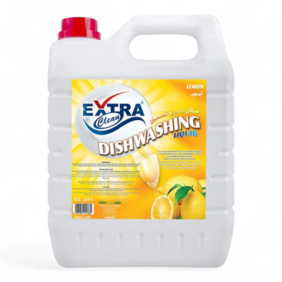 Falcon Pack Lemon Dishwashing Liquid – 5L – Powerful Grease Removal, Smooth on Hands, Ultra-Shine Formula - Damoo
