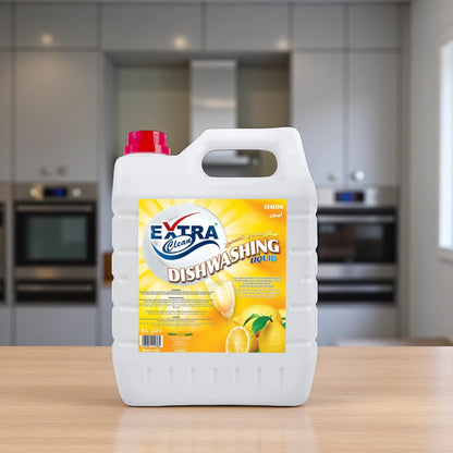 Falcon Pack Lemon Dishwashing Liquid – 5L – Powerful Grease Removal, Smooth on Hands, Ultra-Shine Formula - Damoo