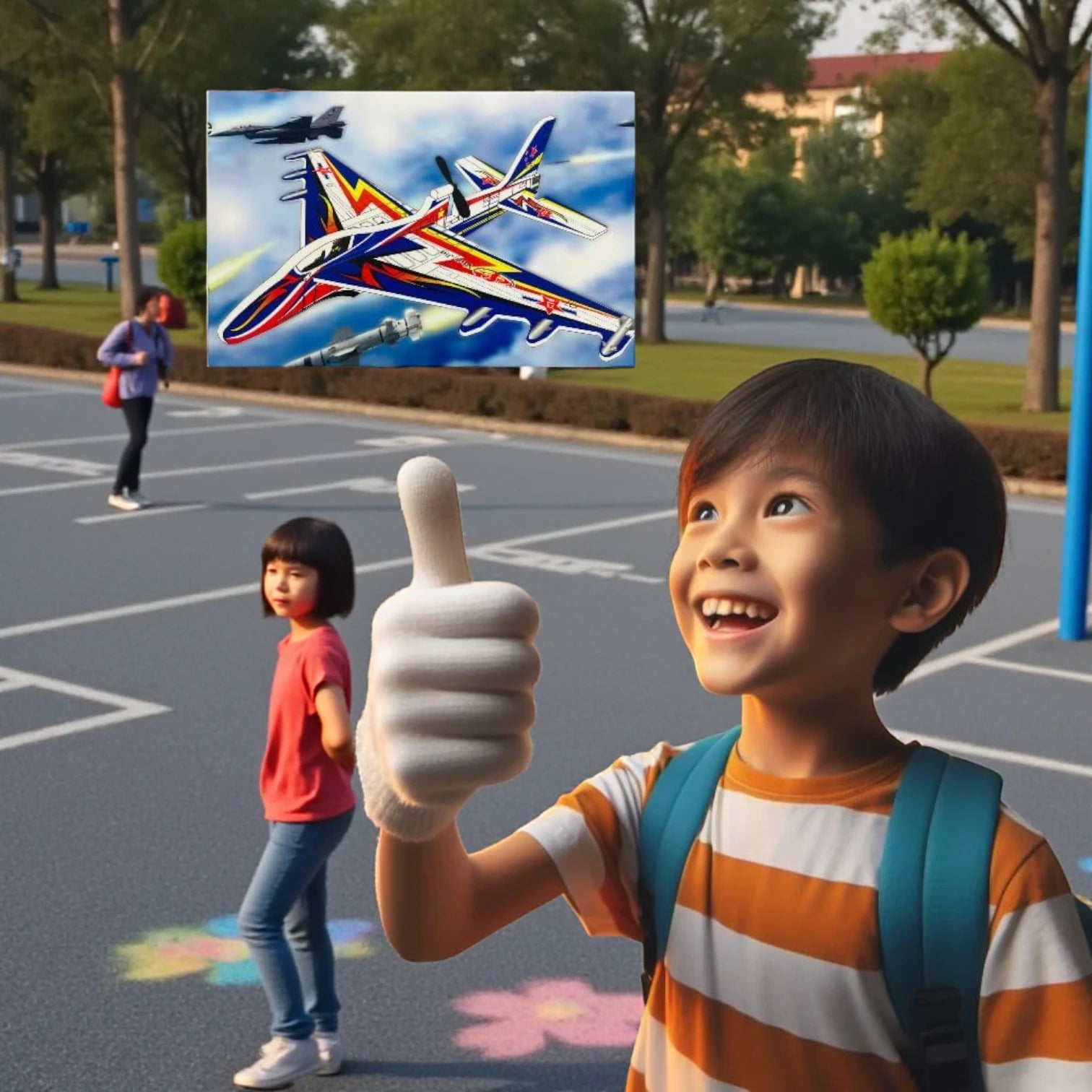 Airplane RC Toy – Blue | Plane for Kids & Beginners | Lightweight, Durable, Fun Outdoor Flying Toy