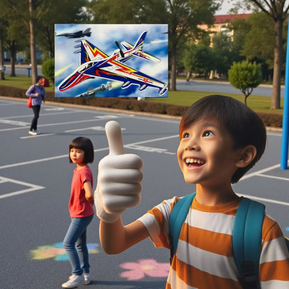 Airplane RC Toy – Blue | Plane for Kids & Beginners | Lightweight, Durable, Fun Outdoor Flying Toy
