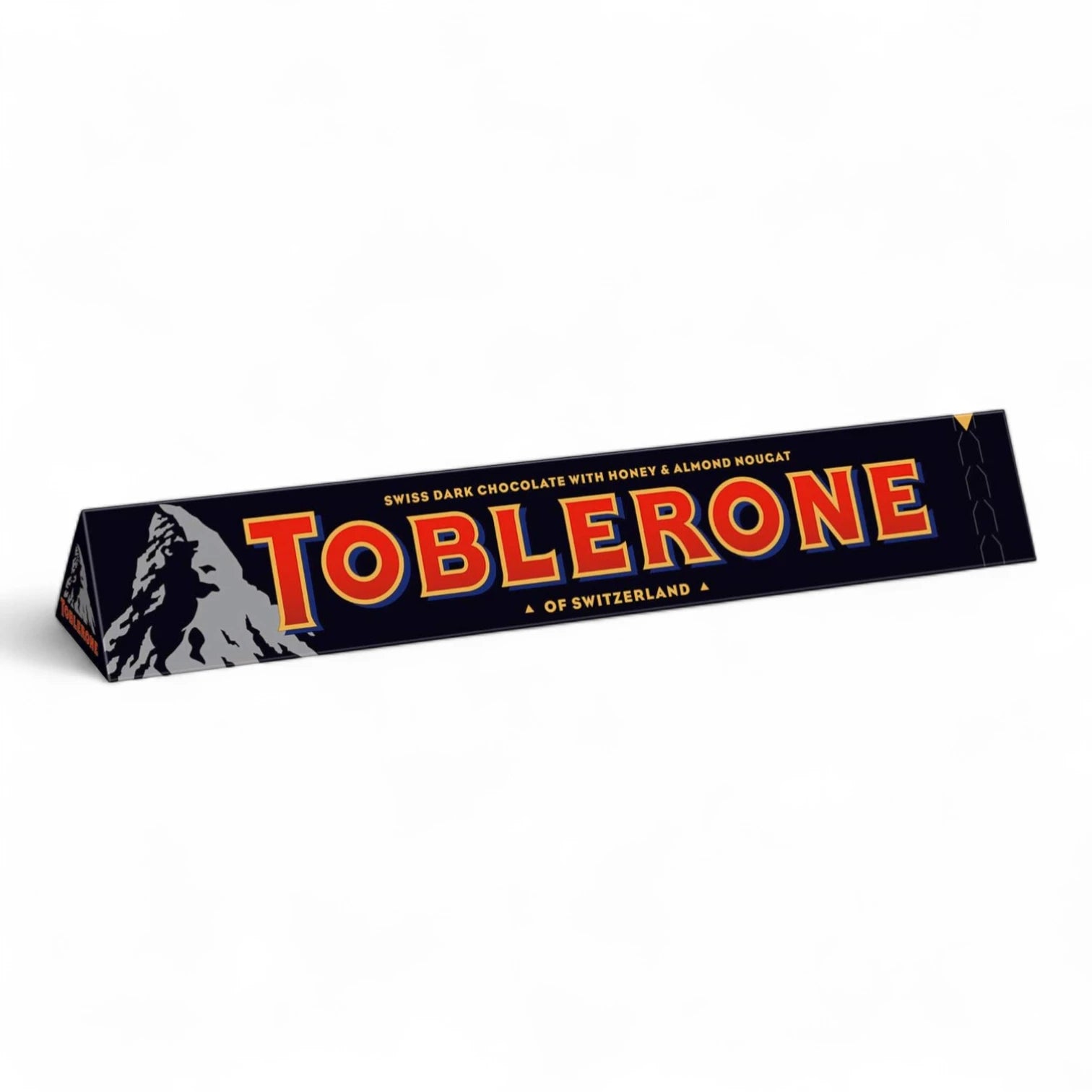 Toblerone Dark Chocolate Bar 360g – Rich Bitter-Sweet Swiss Chocolate with Honey & Almond Nougat | Large Share Pack by Mondelez, Vegetarian, Ideal for Gifting & Snacking - Damoo