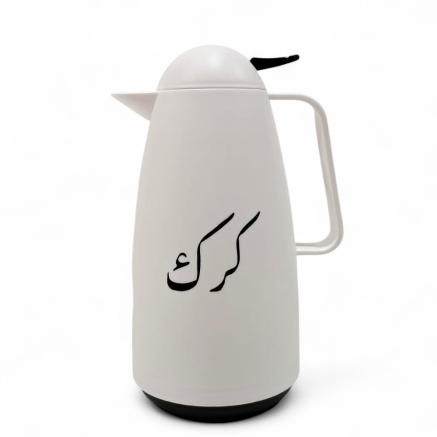 Crystal House Arabic Thermos Flask  – Modern Brown & White Collection | Double-Wall Insulated Flask for Hot Drinks - Damoo