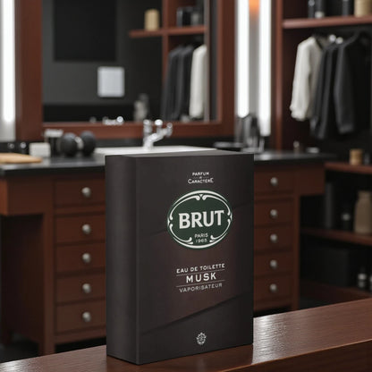 Brut Musk Eau de Toilette for Men – 100ml Spray | Long-Lasting Classic Fragrance with Natural Raw Musk Notes | Elegant & Masculine Scent for Daily Wear - Damoo