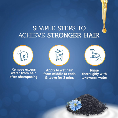 Vatika Naturals Turkish Black Seed Strength & Shine Conditioner – Anti-Frizz Nourishing Hair Therapy for Weak, Dull & Dry Hair – 400ml - Damoo