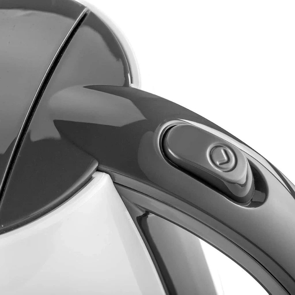 BLACK+DECKER Cordless Electric Kettle – 2200W Quick Boil 1.7L Lightweight Water Kettle with Auto Shut-Off, Boil-Dry Protection, 360° Swivel Base & Concealed Heating Element – White Plastic Design - JC70-B5 - Damoo