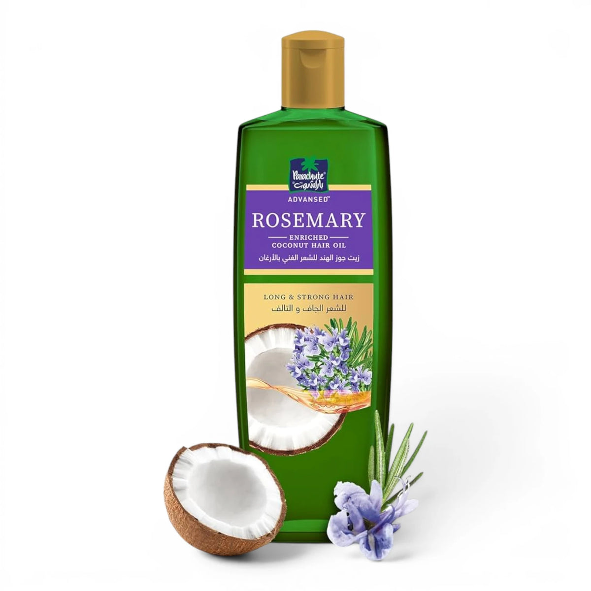 Parachute Advanced Coconut Hair Oil Collection – Rosemary, Hibiscus, Black Seed & Henna, Almond & Garlic Enriched Hair Oil Range for Strong, Smooth, Nourished & Shiny Hair