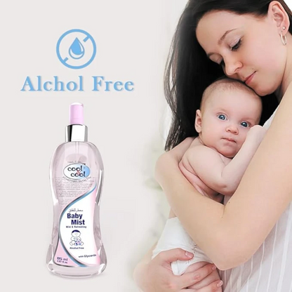 Cool & Cool Baby Mist Cologne 85ml – Alcohol-Free, Paraben-Free, Mild Baby Fragrance with Glycerin | Gentle & Refreshing Scent - Damoo