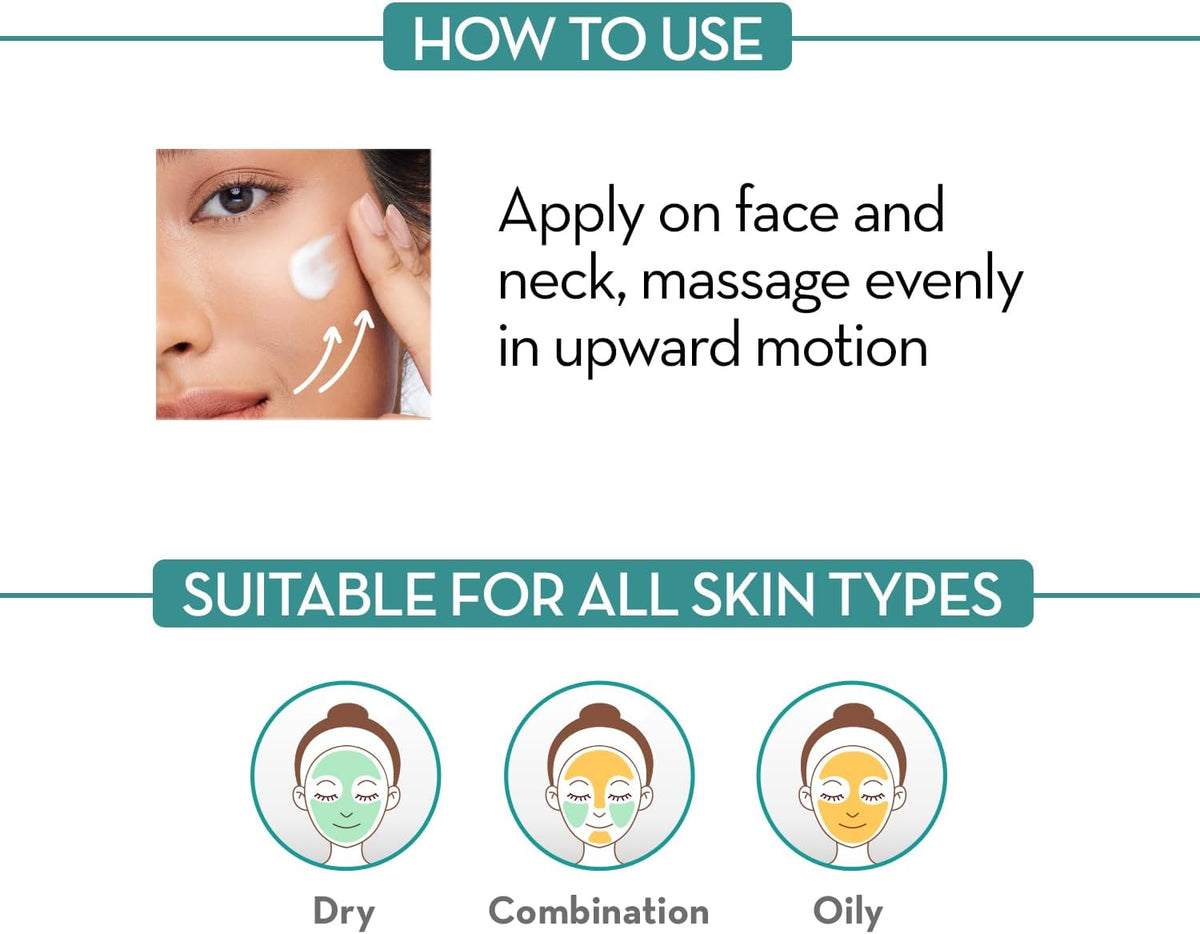 OLAY Natural Aura Morning and Night Cream 50g Pack Of 2 – Glowing Radiance Day Cream SPF 15, All-in-One Radiance Night Cream