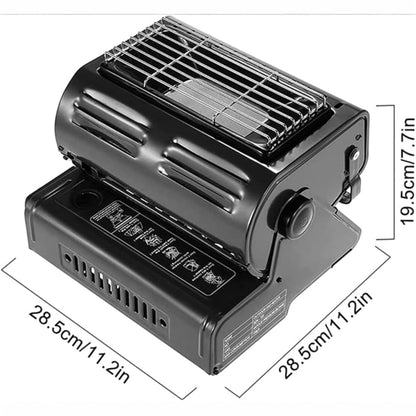 YANCHUAN 1.3kW Portable Gas Heater YC-808B – Compact Outdoor Camping Heater with Adjustable Temperature Control & Safety Features | Ideal for Tents, Fishing, Caravanning, Boating & Home Use - Damoo