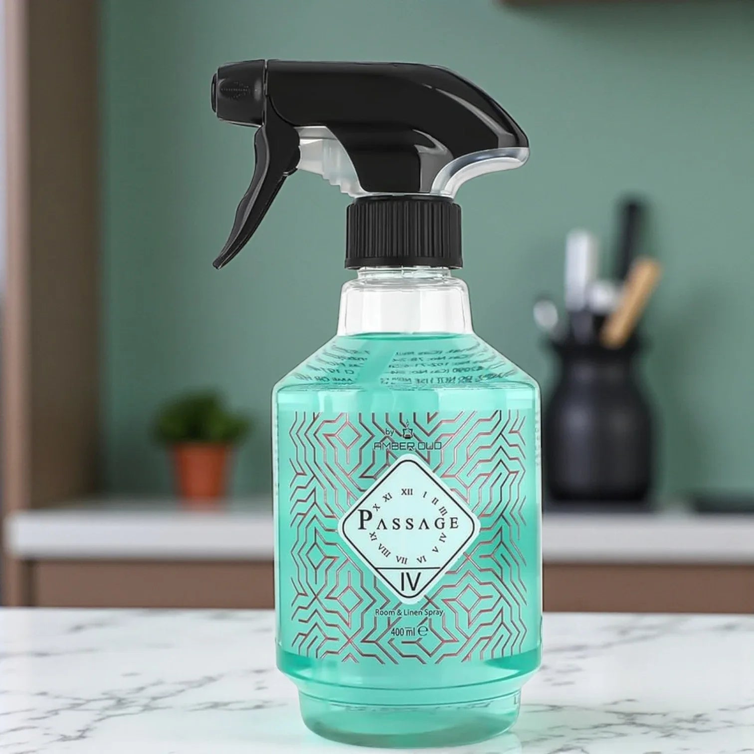 PASSAGE Air Freshener Spray – 400ml IV Scent – Long-Lasting Freshness for Home, Office, Room & Linen - Damoo