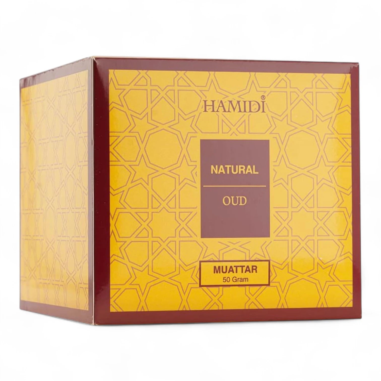 Hamidi Oud Muattar – 50g 100% Pure Oriental Bakhoor | Premium Oud Cubes with Long-Lasting, Smoke-Free Aroma - Damoo