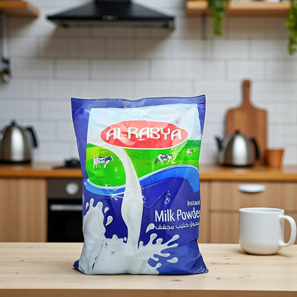 Al Rabya Instant Full Cream Milk Powder – 2.25kg Canister | Fortified with Vitamins & Minerals | Delicious Powdered Milk from Grass-Fed Cows - Damoo
