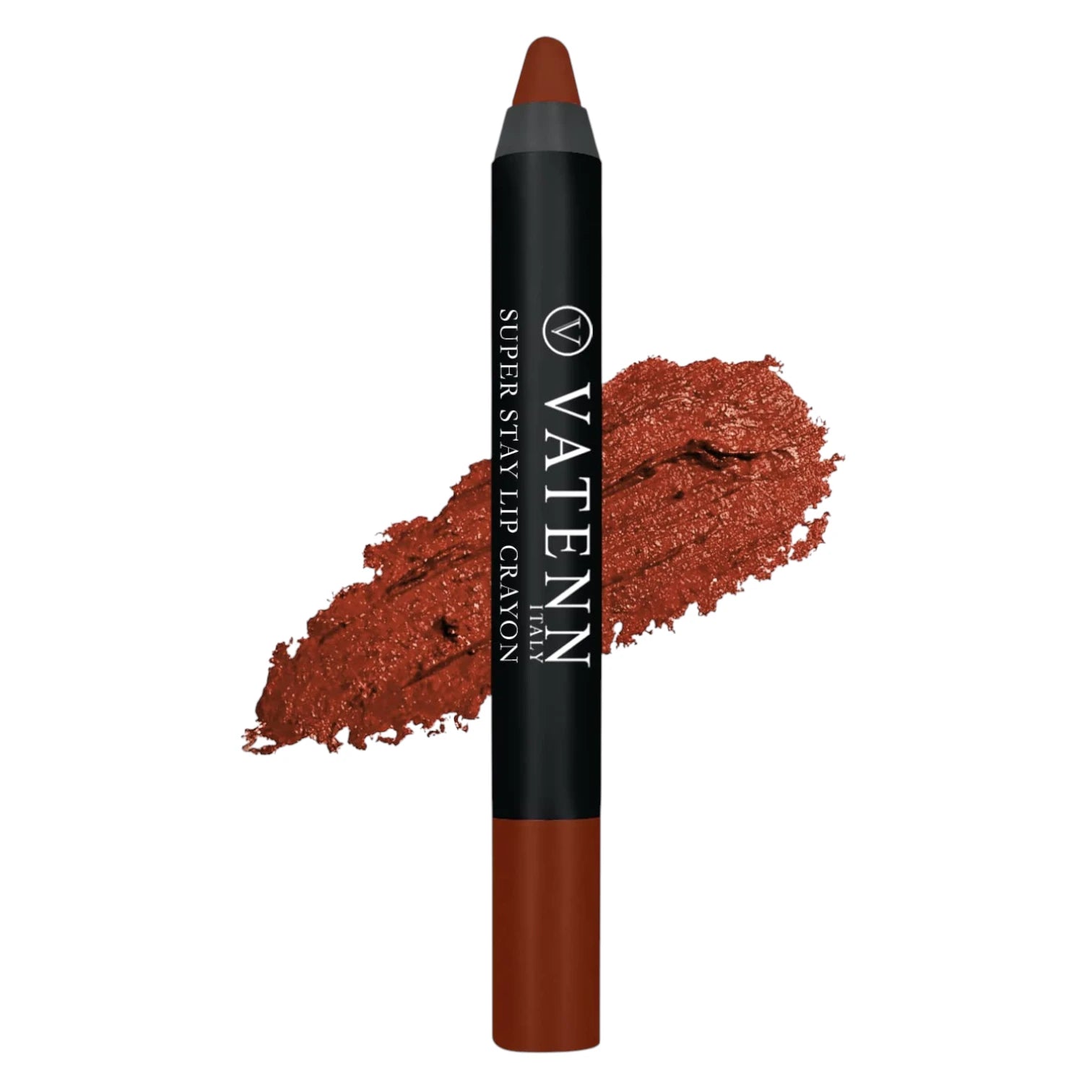 Vatenn Italy Super Stay Matte Lip Crayon – Shade 408 Salem | Waterproof, Smudge-Proof, Long Lasting Lipstick Crayon | Non-Drying, Hydrating & Easy Glide - Damoo