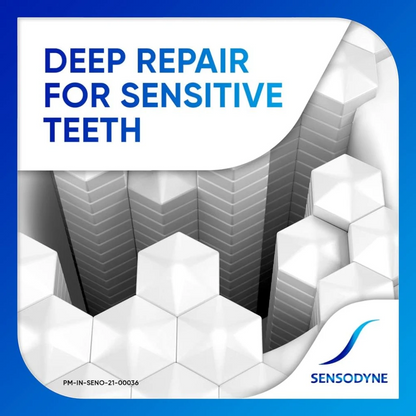 Sensodyne 2 Pcs Pack Advanced Repair & Protect Extra Fresh Toothpaste - 75 ML | Clinically Proven Sensitivity Relief with Stannous Fluoride | Repairs Sensitive Teeth, Strengthens Enamel, Freshens Breath - Damoo