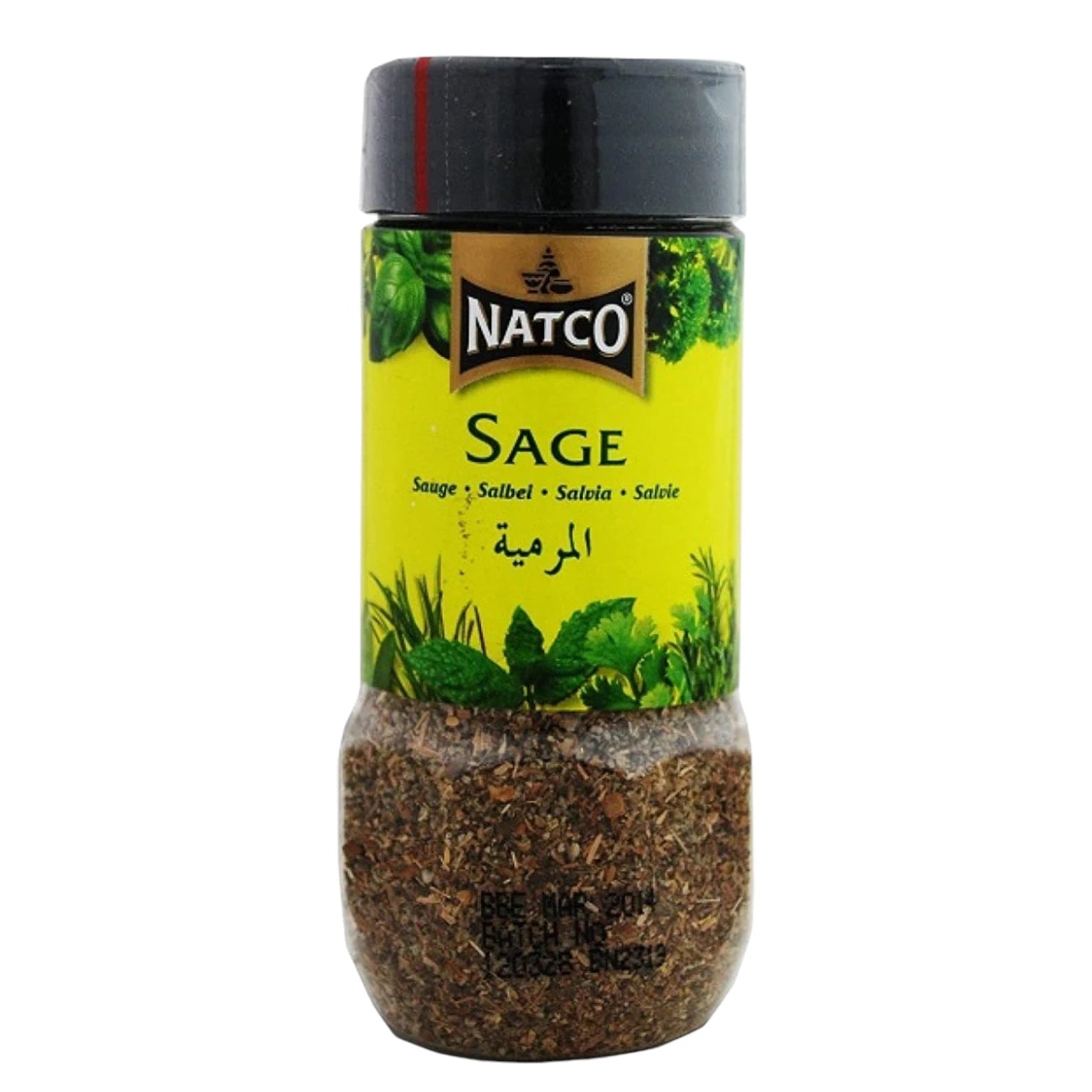 Natco Dried Sage Leaves – 25g | Aromatic Culinary Herb in Sealed Jar | Perfect for Roasts, Stuffing, Sauces & More - Damoo