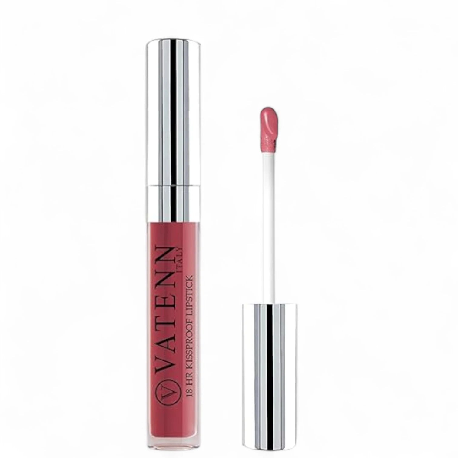 Vatenn Italy 18Hr Kissproof Matte Liquid Lipstick – Shade 42 Vicaria | Waterproof, Transfer-Proof, Ultra Matte, Highly Pigmented & Long-Lasting Lip Color - Damoo