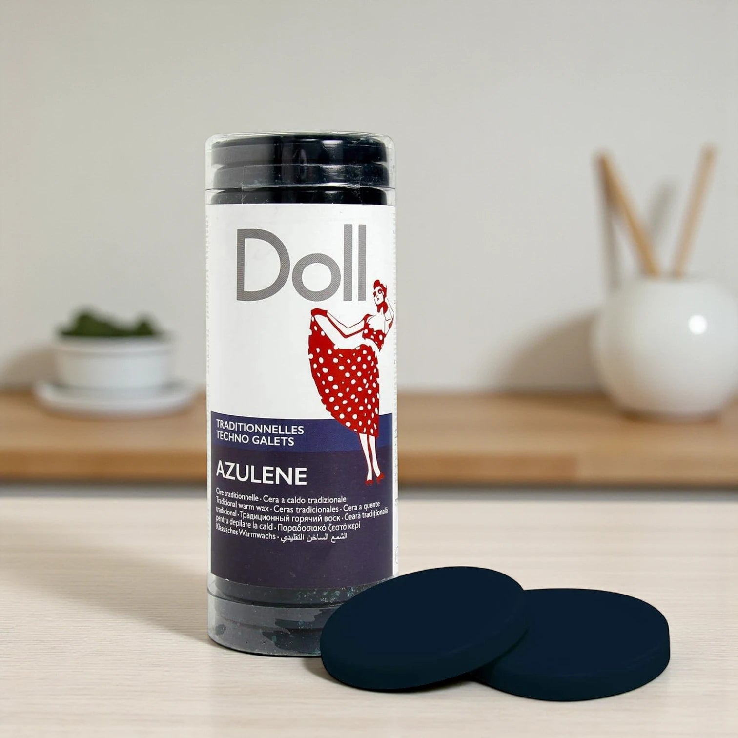 DOLL Traditional Warm Wax Galets with Azulene – 400g | Professional Salon-Grade Hair Removal Wax - Damoo
