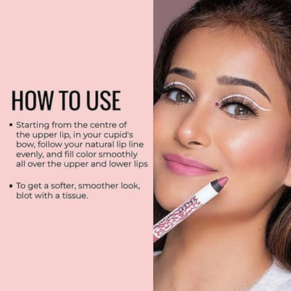 Forever52 Velvet Matte Lipstick – Bombacious (FT013) | Long-Wear, Hydrating, Highly Pigmented Lip Crayon with Light-Reflecting Pigments | Comfortable, Non-Drying Matte Finish - Damoo