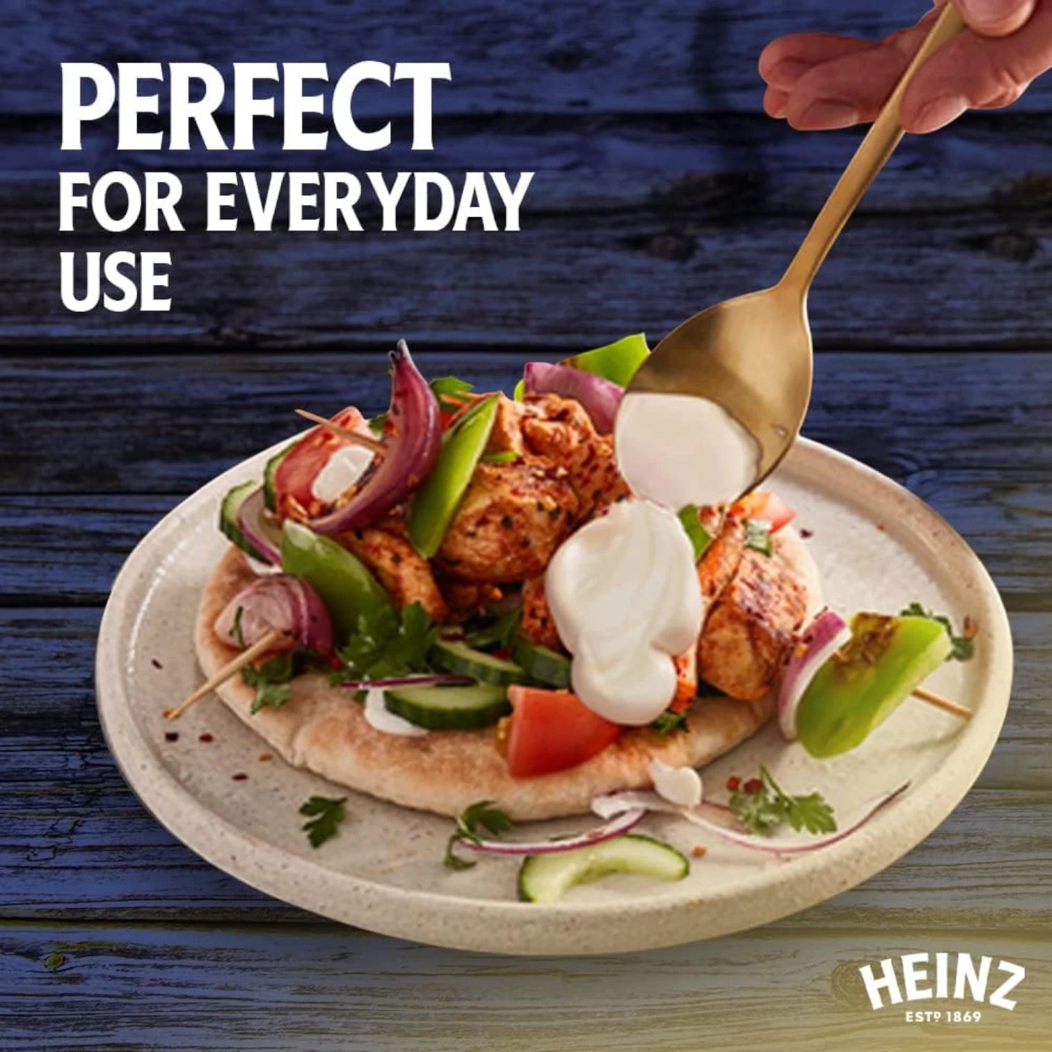 Heinz Creamy Classic Mayonnaise – 940g | Made with Free Range Eggs & 100% Pure Vegetable Oil - Damoo