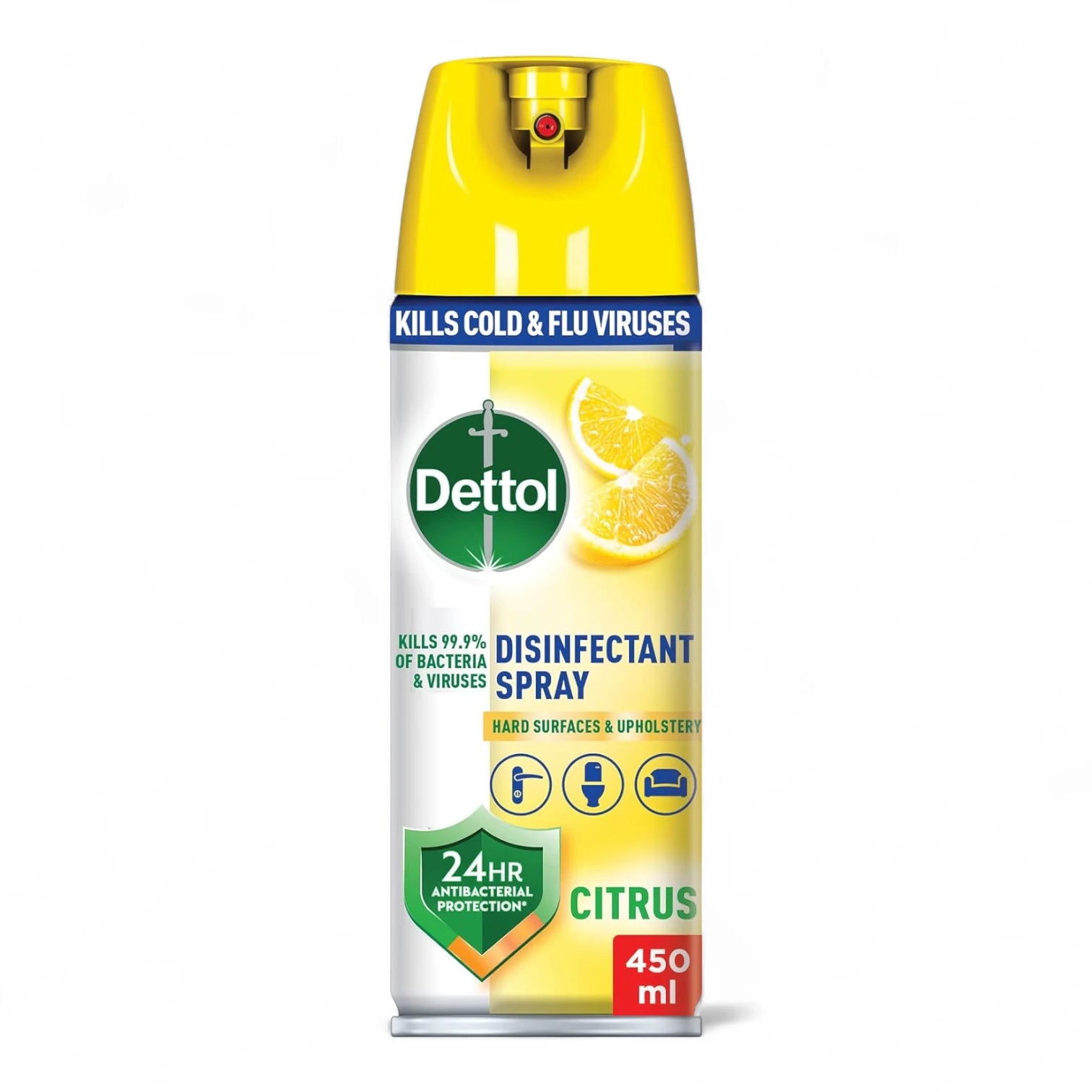 Dettol All-in-One Disinfectant Spray – Citrus Scent – 450ml | Antibacterial Surface & Air Sanitizer – Kills Germs, Odors & Viruses - Damoo