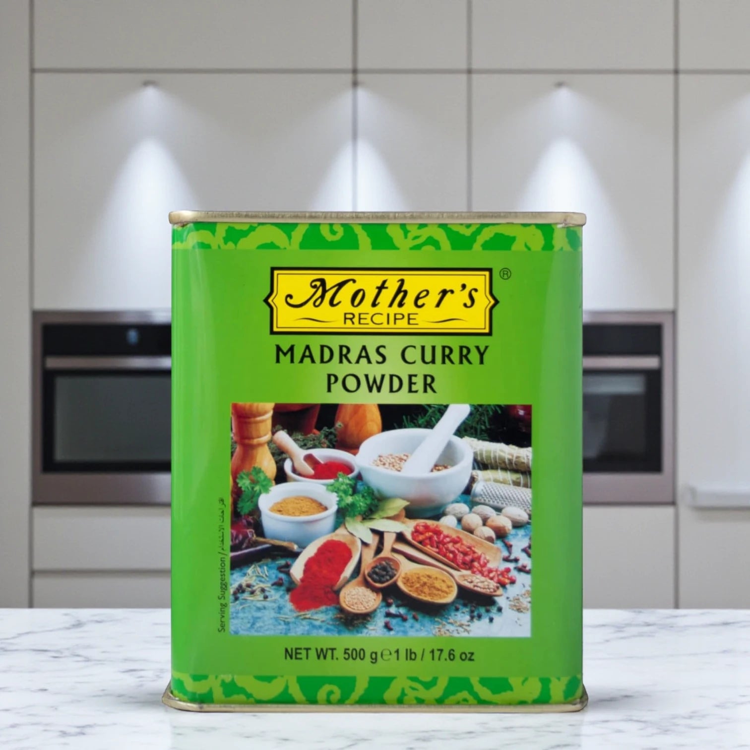 Mother's Recipe Madras Curry Powder – 500g – Authentic South Indian Spice Blend – No Artificial Colors – Halal & Vegetarian - Damoo