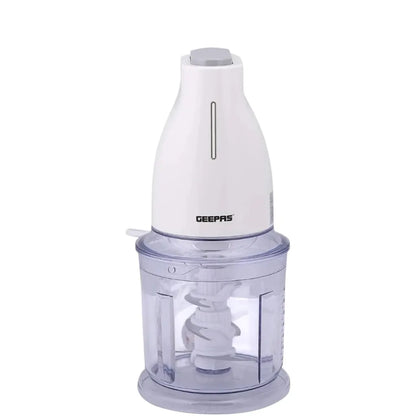 Geepas Multi Chopper 500W Electric Food Processor with 700ml Bowl – Dual Speed Mini Chopper with 6 Stainless Steel Blades for Meat, Vegetables, Nuts, Baby Food, Salsa, Pesto & More – White (GMC42016) - Damoo